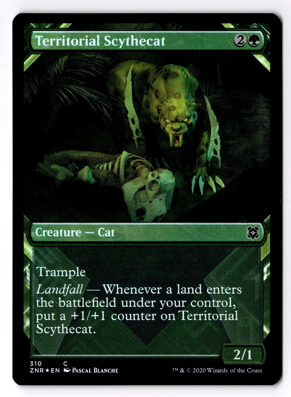 Territorial Scythecat (Showcase) 310 Magic: The Gathering Foil LP