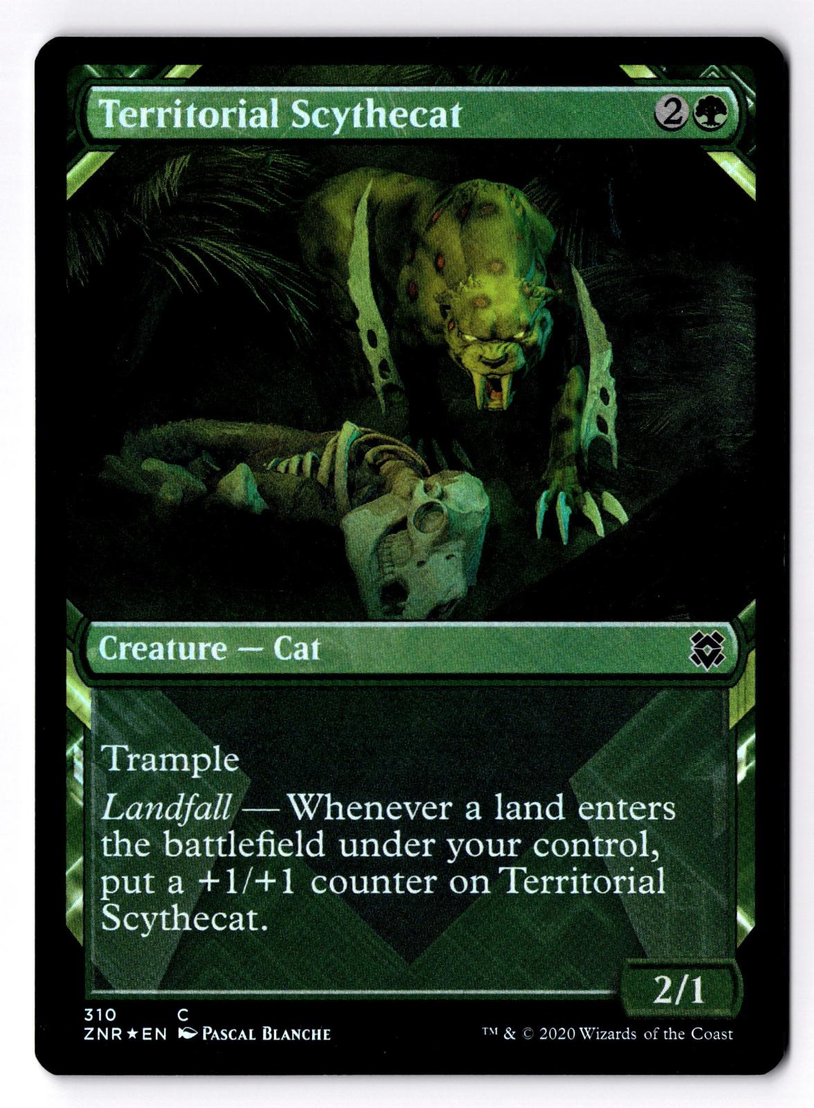 Territorial Scythecat (Showcase) 310 Magic: The Gathering Foil LP