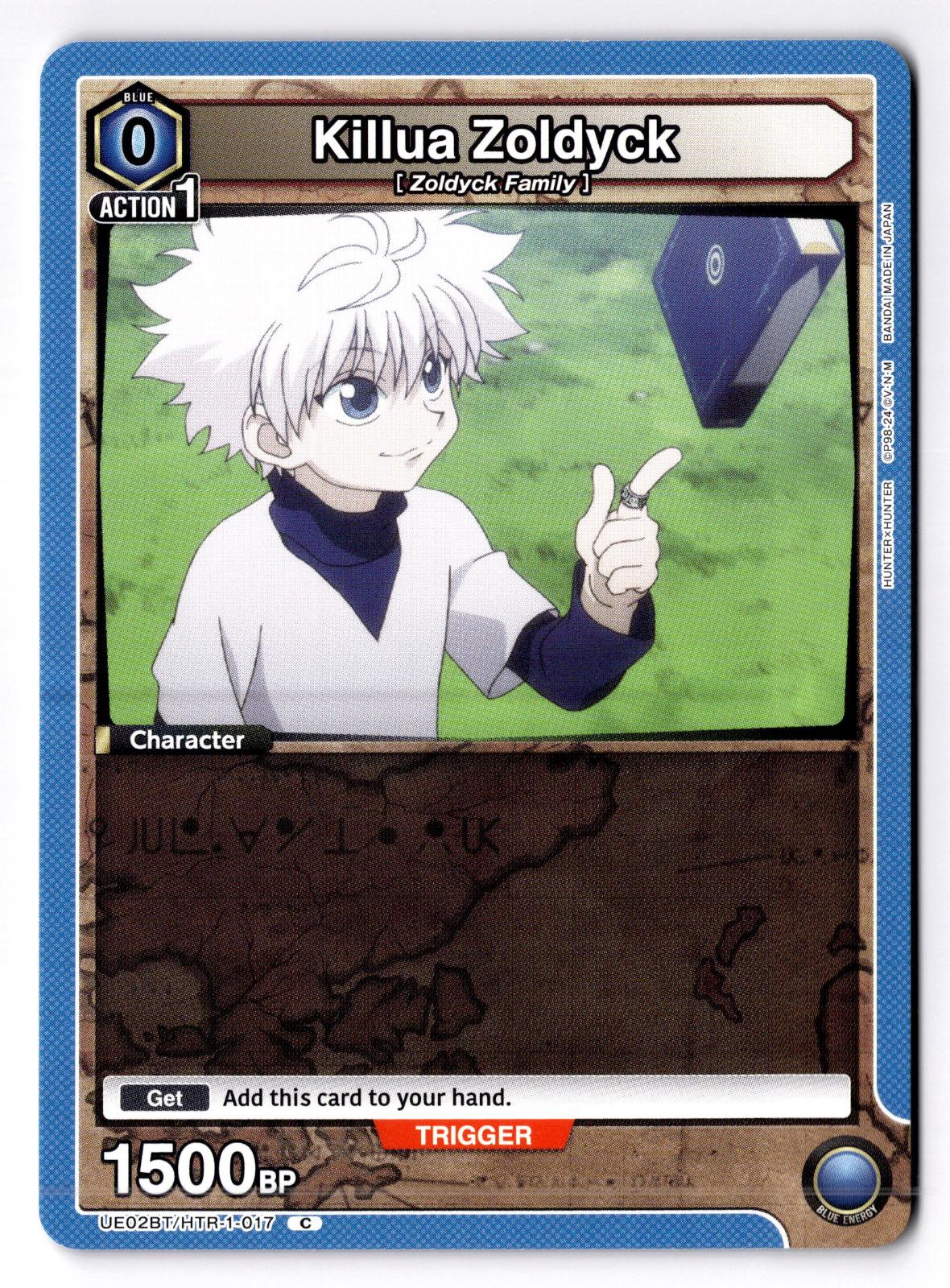 Killua Zoldyck (017) UE02BT/HTR-1-017 C UE02BT: HUNTER X HUNTER Union Arena NM