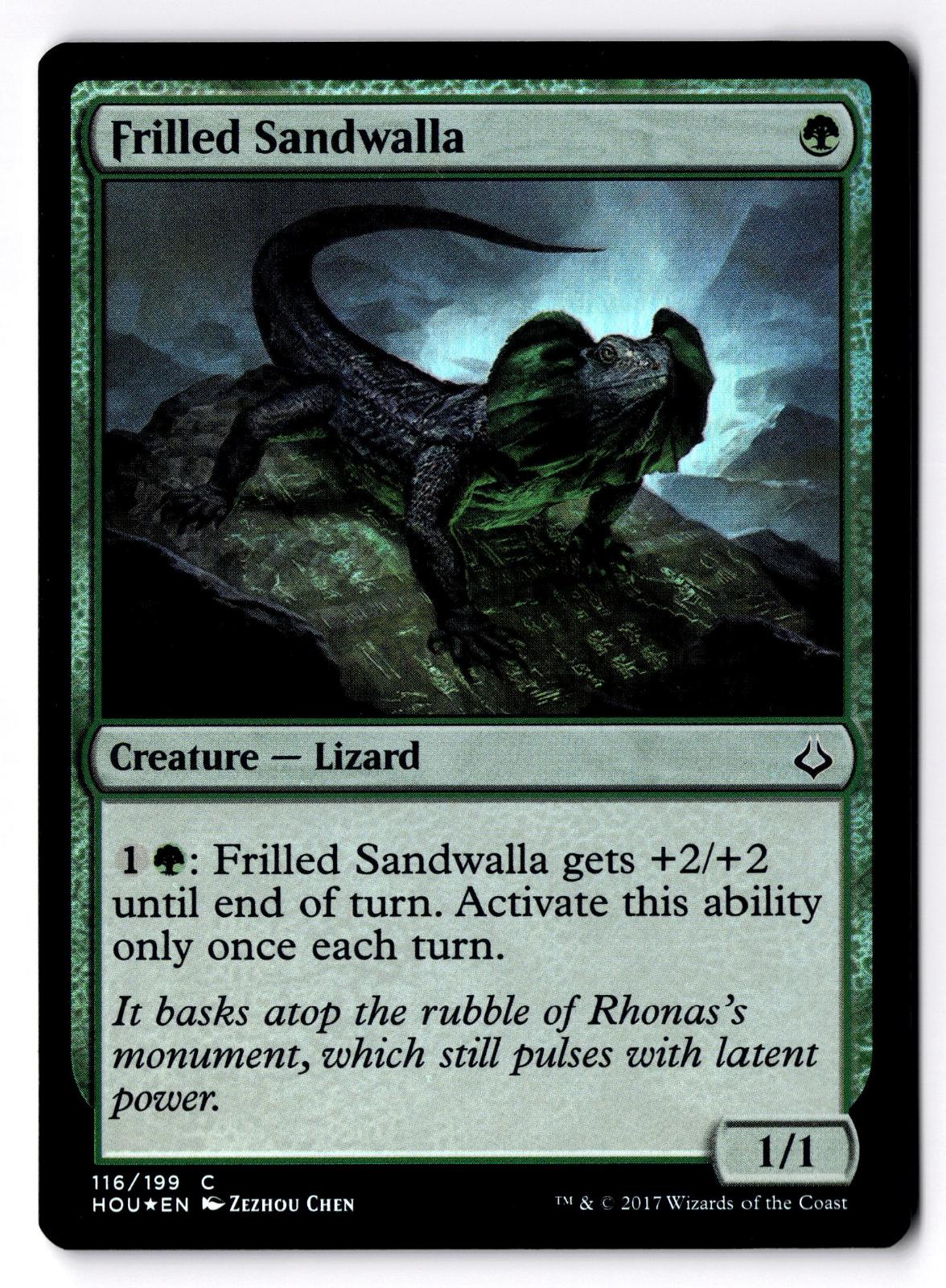 Frilled Sandwalla 116 Common Hour of Devastation Magic: The Gathering Foil LP