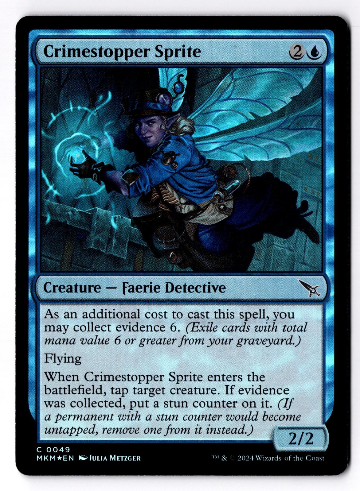 Crimestopper Sprite 49 Murders at Karlov Manor Magic: The Gathering Foil LP
