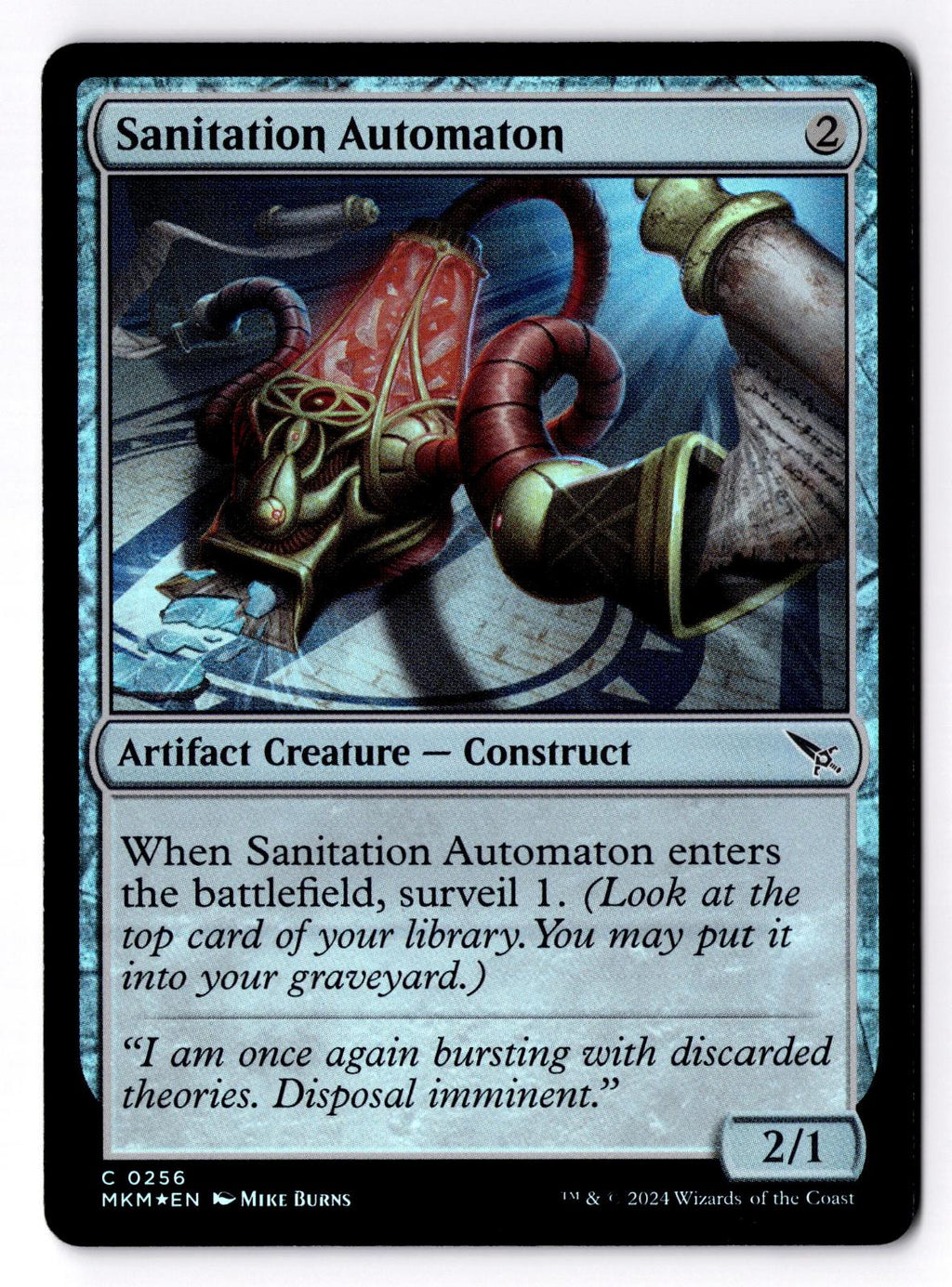 Sanitation Automaton 256 Murders at Karlov Manor Magic: The Gathering Foil LP