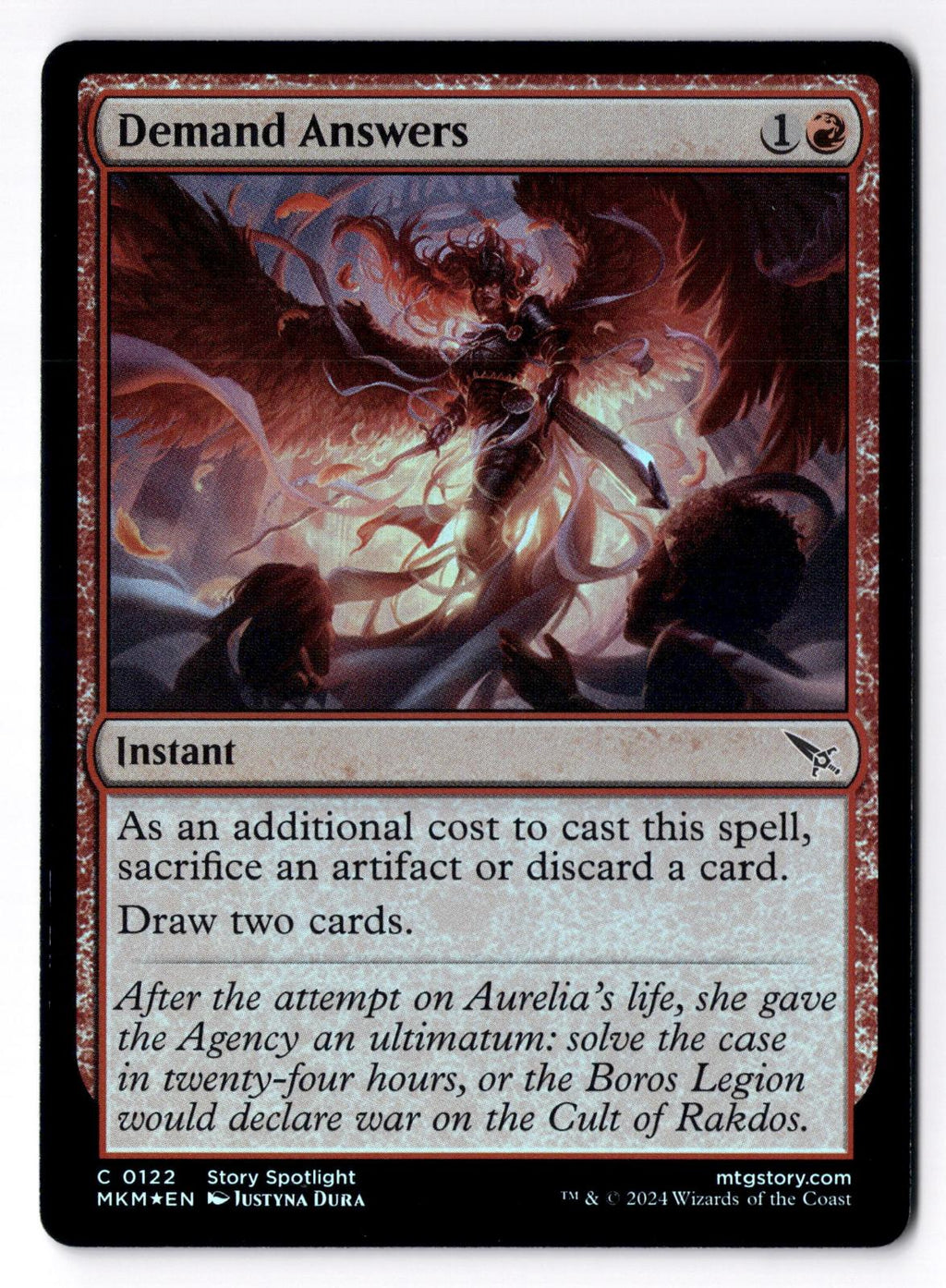 Demand Answers 122 Common Murders at Karlov Manor Magic: The Gathering Foil LP