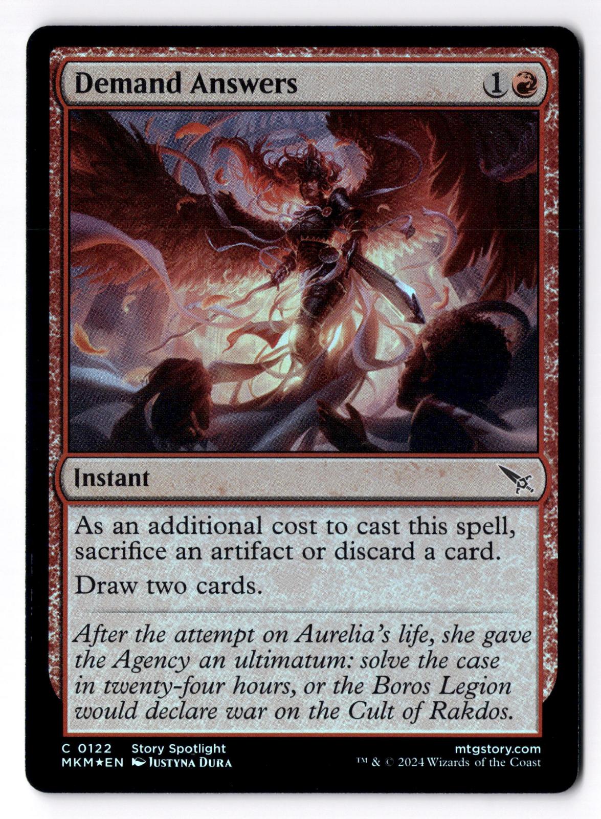 Demand Answers 122 Common Murders at Karlov Manor Magic: The Gathering Foil LP