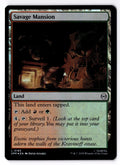 Savage Mansion 183 Land Marvel's Spider-Man Magic: The Gathering Foil LP