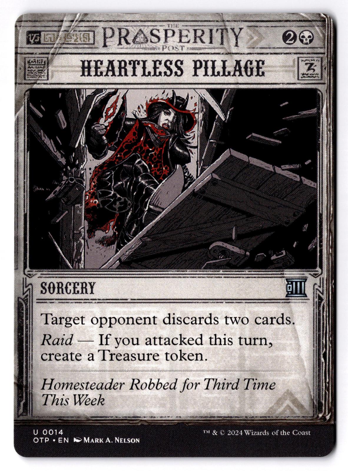 Heartless Pillage 14 Magic: The Gathering LP