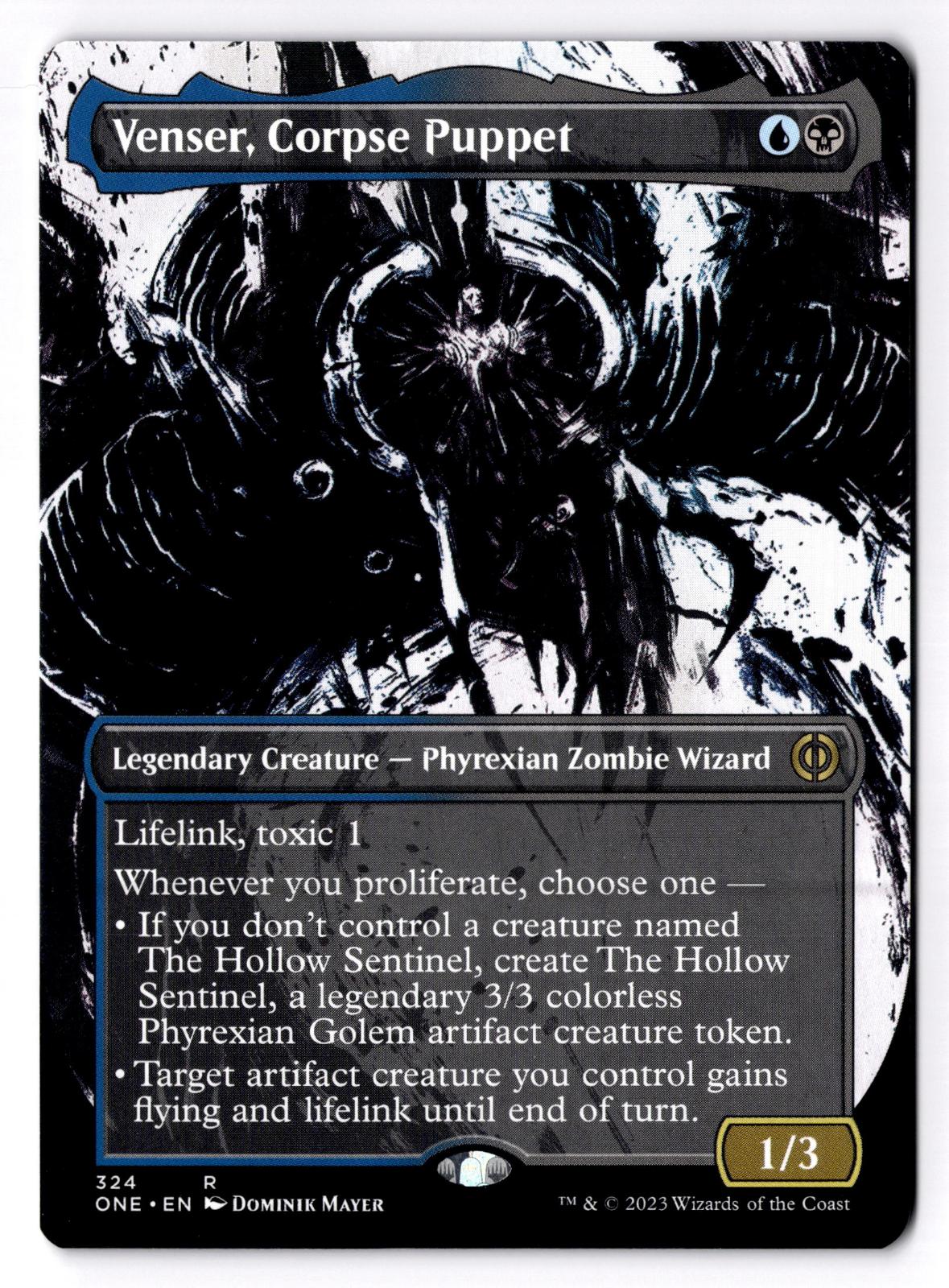 Venser, Corpse Puppet (Showcase) 324 Phyrexia: All Will Be One LP