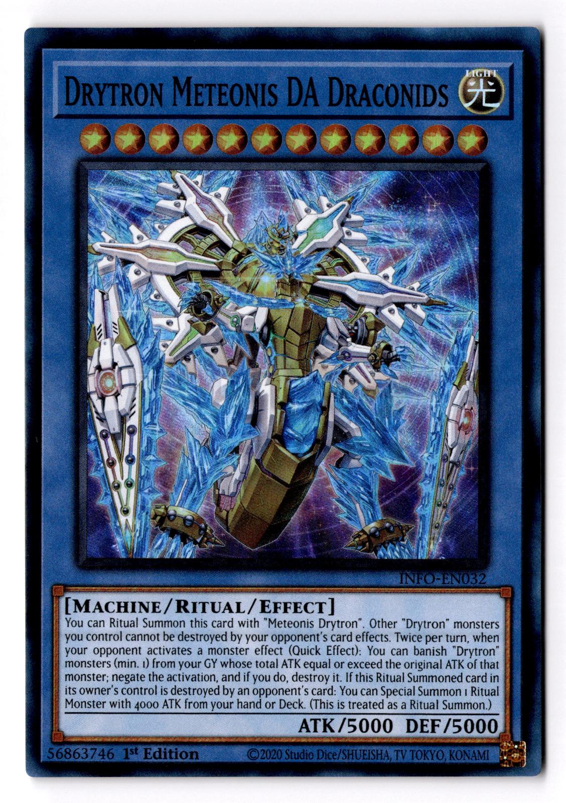 Drytron Meteonis DA Draconids INFO-EN032 The Infinite Forbidden 1st Edition NM