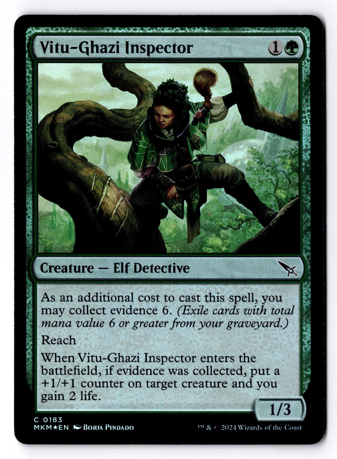 Vitu-Ghazi Inspector 183 Murders at Karlov Manor Magic: The Gathering Foil LP