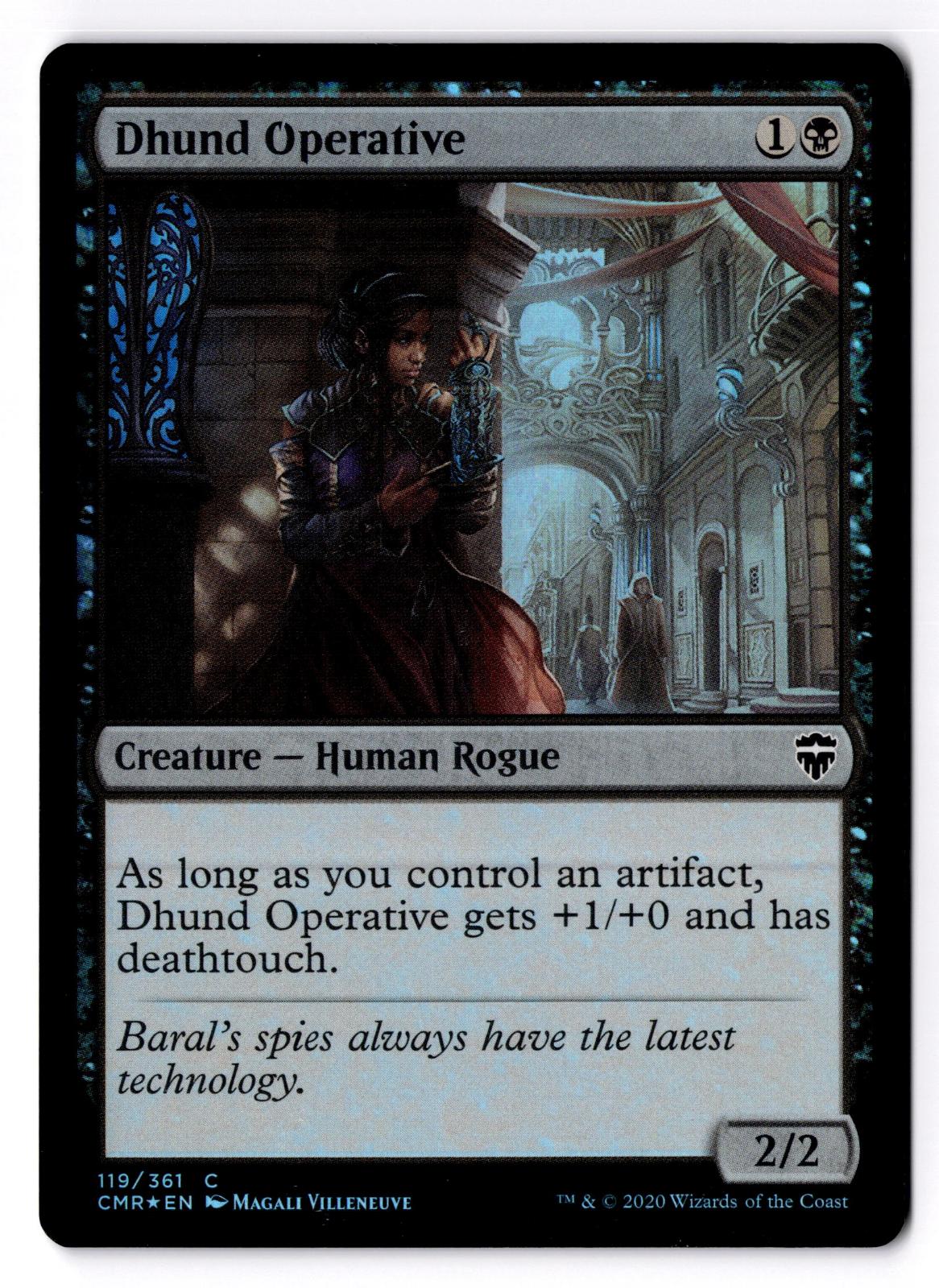 Dhund Operative 119 Common Commander Legends Magic: The Gathering Foil MP