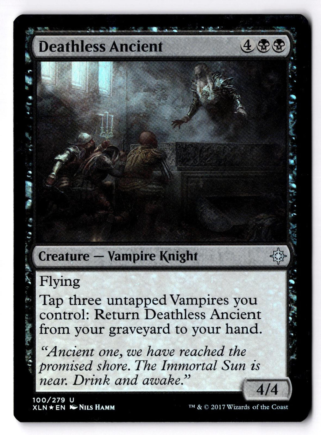 Deathless Ancient 100 Uncommon Ixalan Magic: The Gathering Foil Lightly Played