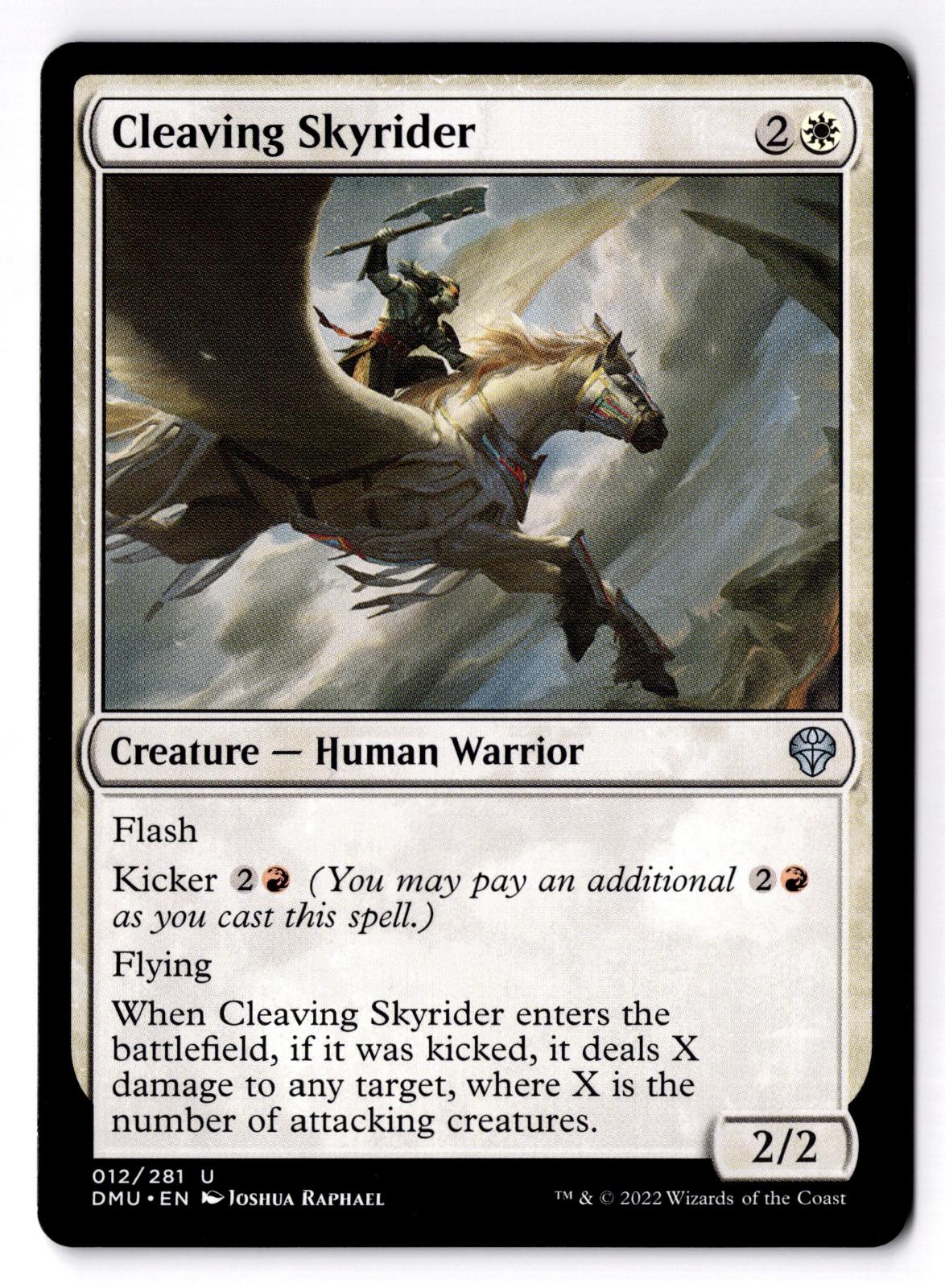Cleaving Skyrider 12 Uncommon Dominaria United Magic: The Gathering LP
