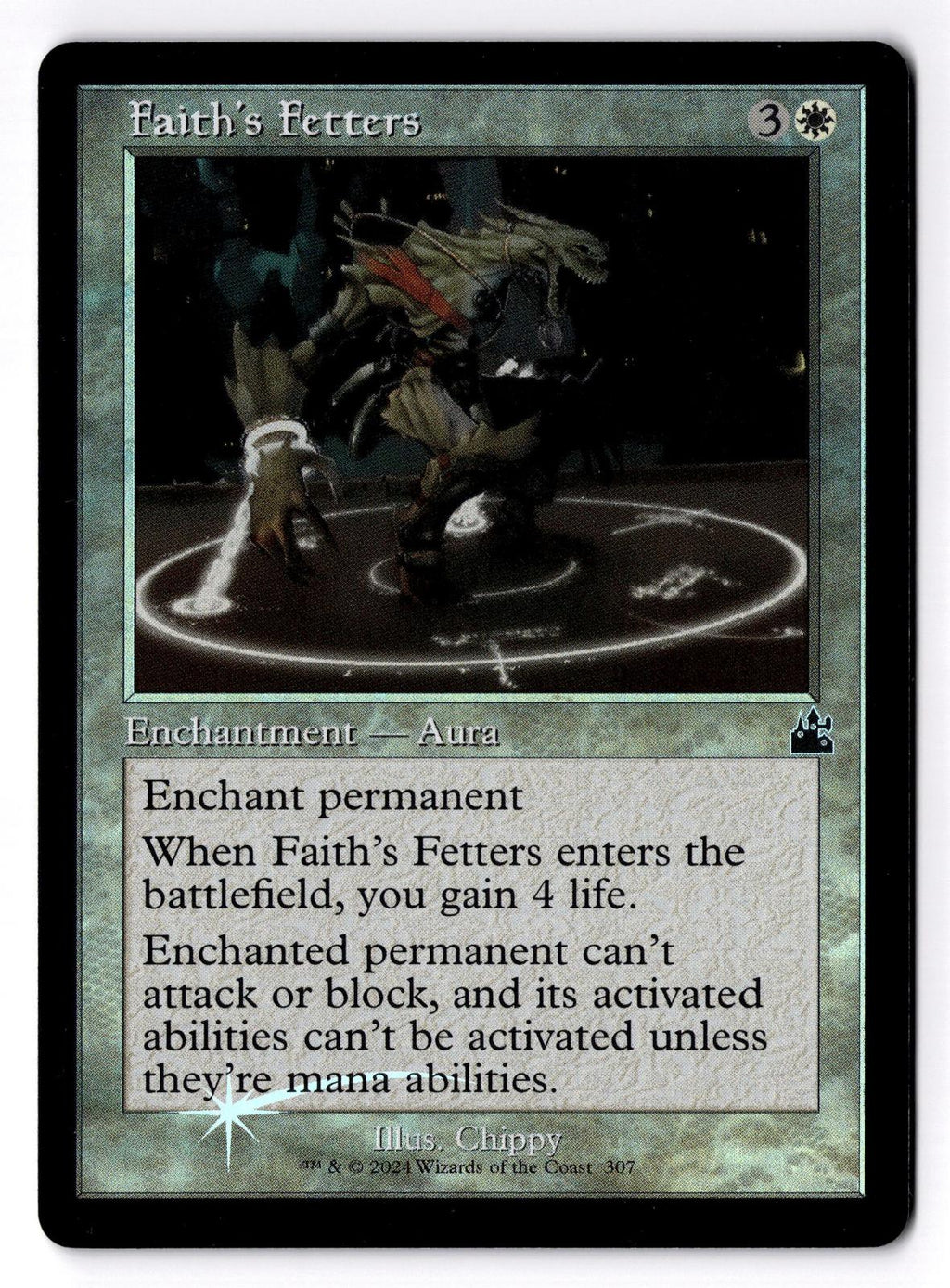 Faith's Fetters (Retro Frame) 307 Magic: The Gathering Foil LP