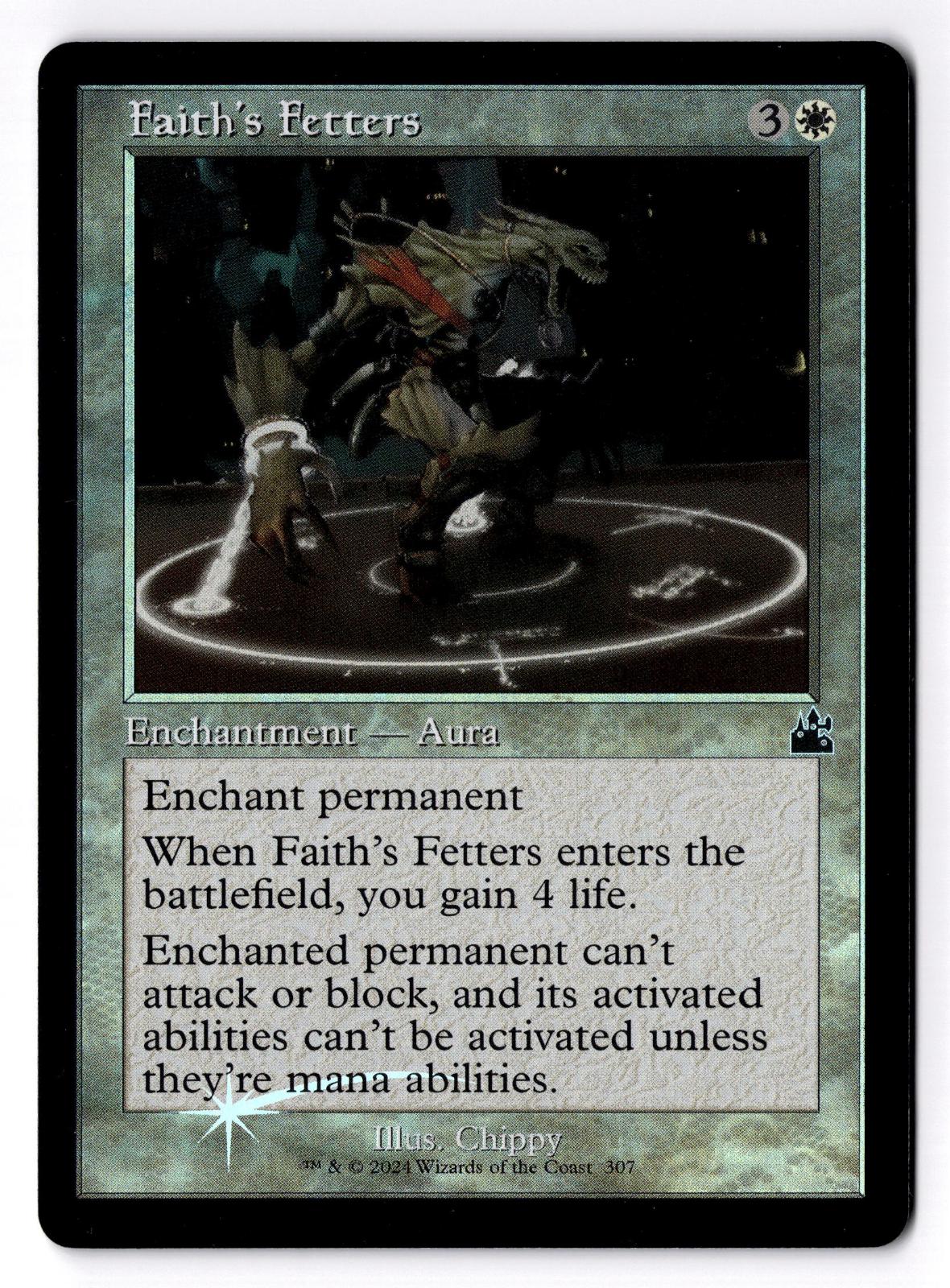 Faith's Fetters (Retro Frame) 307 Magic: The Gathering Foil LP