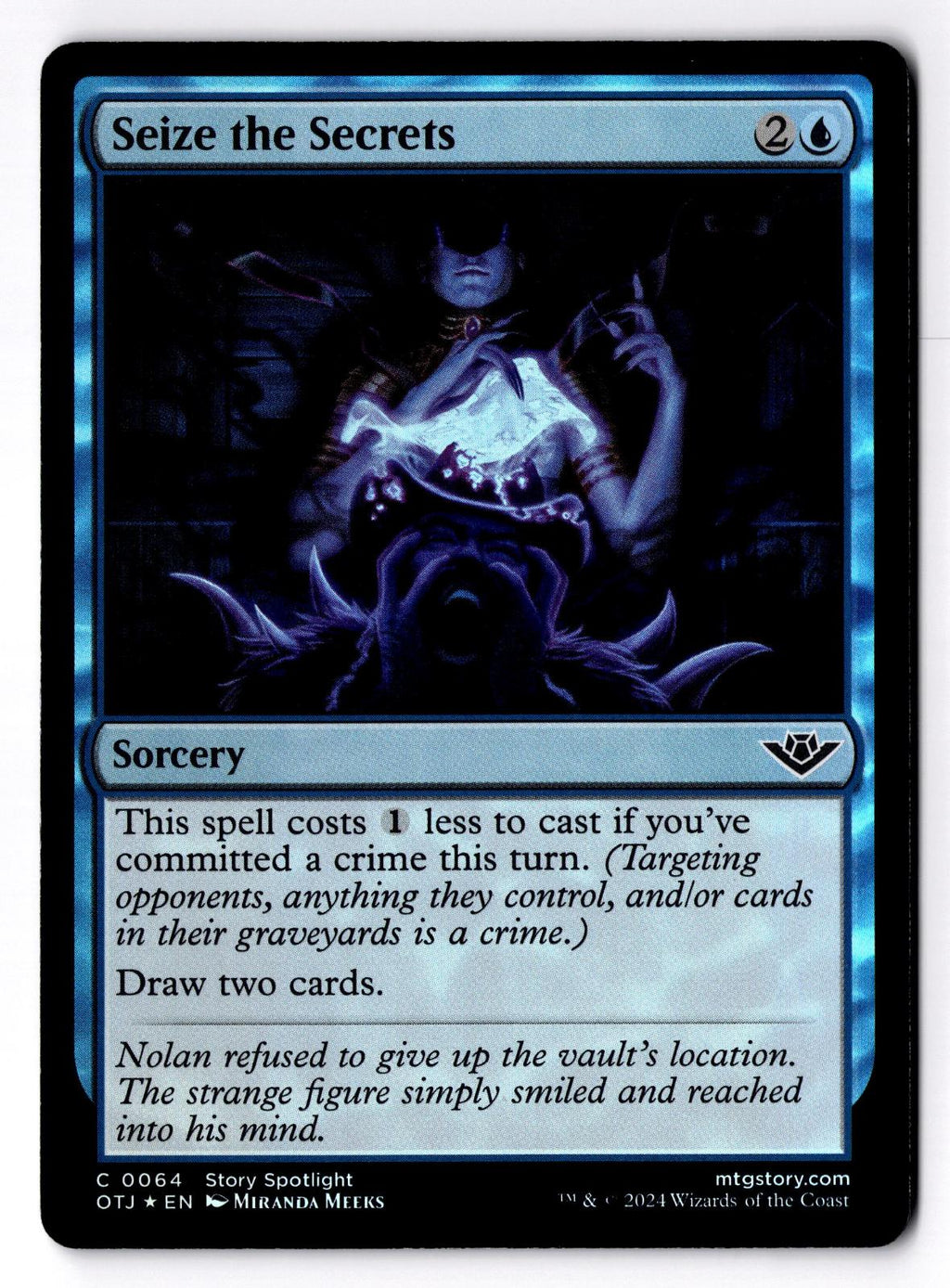 Seize the Secrets 64 Outlaws of Thunder Junction Magic: The Gathering Foil LP