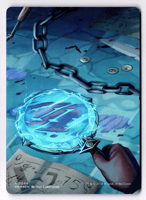 Clue (0017) // A 0044 Double-Sided Token 17 // 44 Magic: The Gathering Foil LP