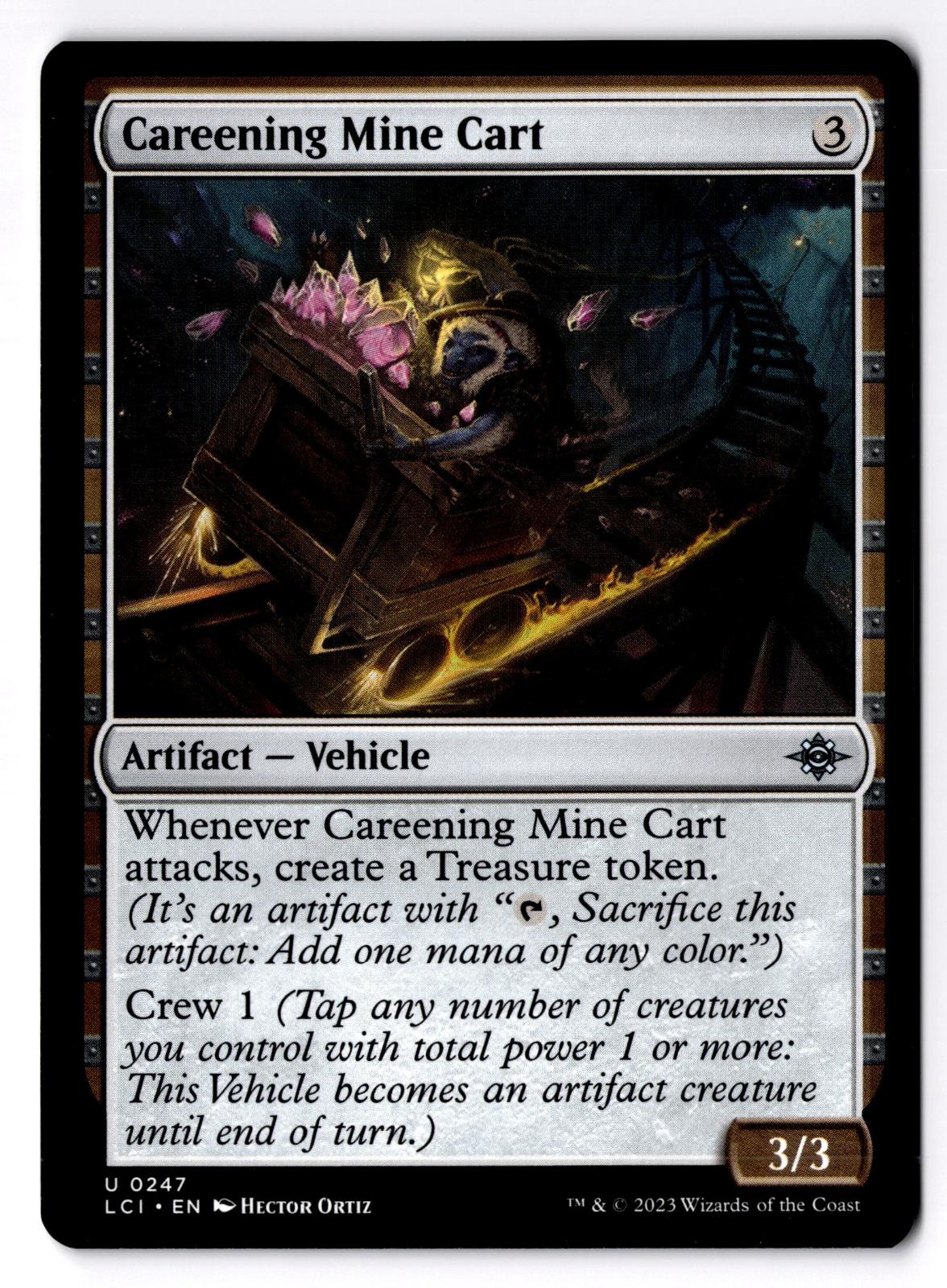 Careening Mine Cart 247 The Lost Caverns of Ixalan Magic: The Gathering LP