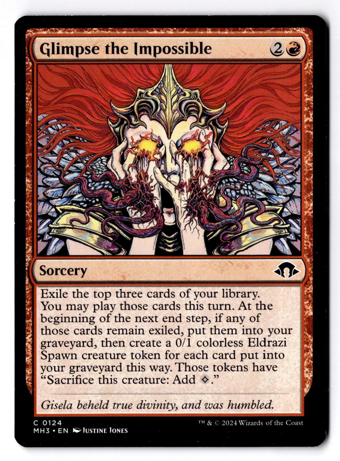 Glimpse the Impossible 124 Common Modern Horizons 3 Magic: The Gathering LP