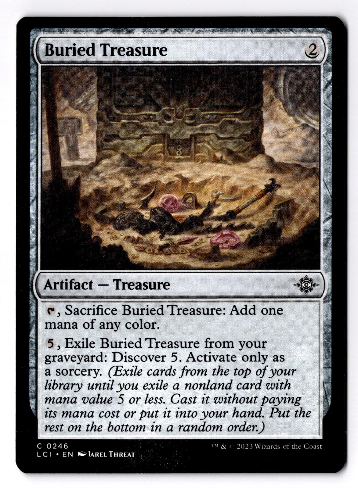 Buried Treasure 246 Common The Lost Caverns of Ixalan Magic: The Gathering LP