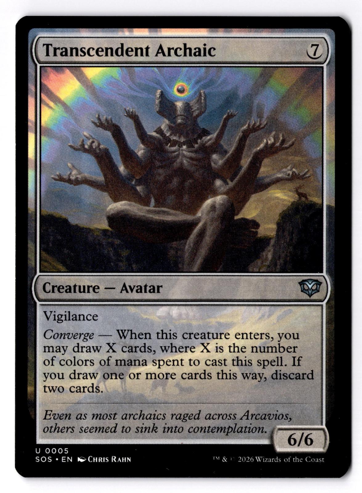 Transcendent Archaic 5 Uncommon Secrets of Strixhaven Magic: The Gathering LP