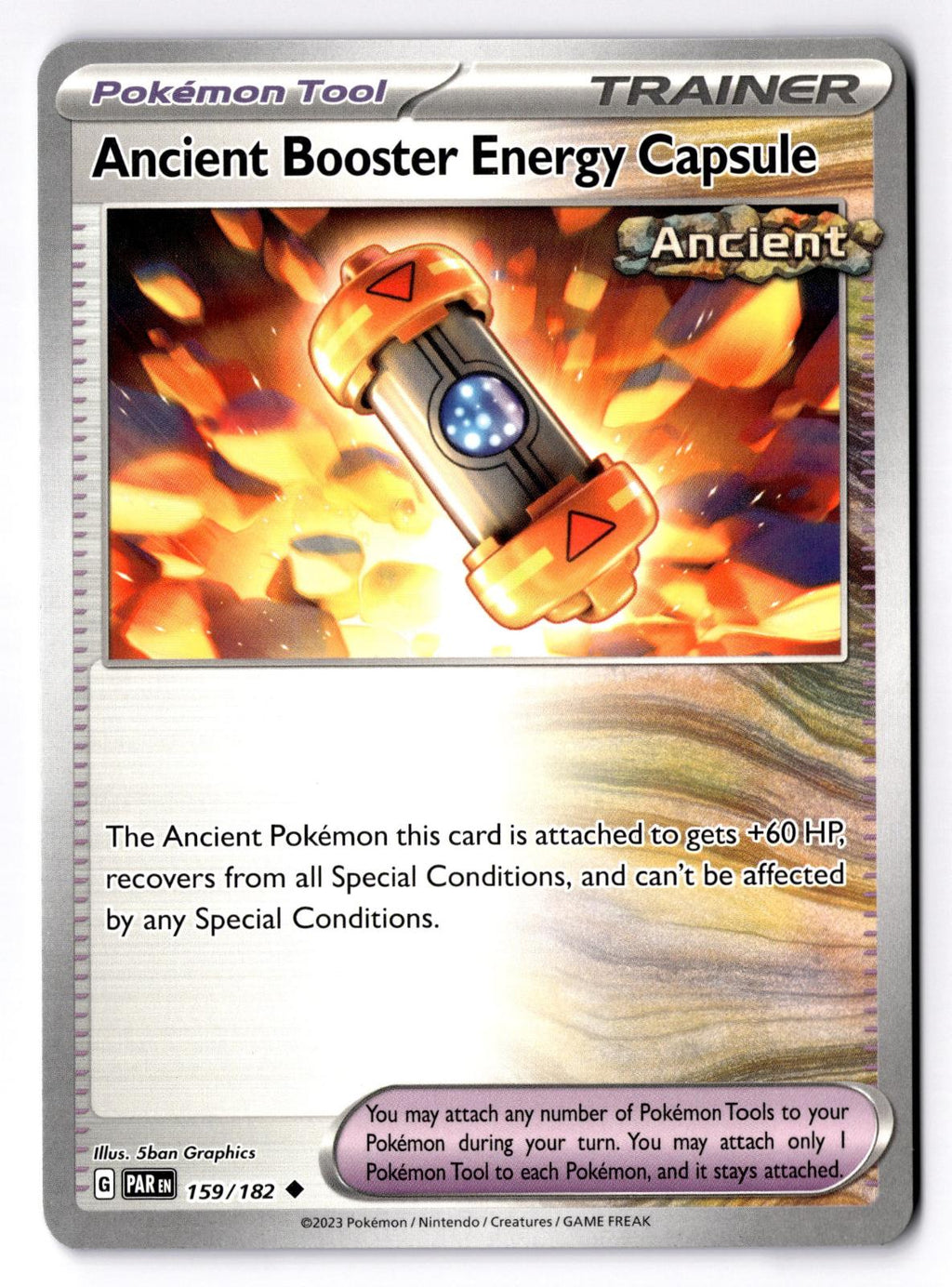 Ancient Booster Energy Capsule 159/182 Uncommon Paradox Rift Pokemon Near Mint