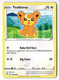 Teddiursa 138/189 Common Darkness Ablaze Pokemon Near Mint