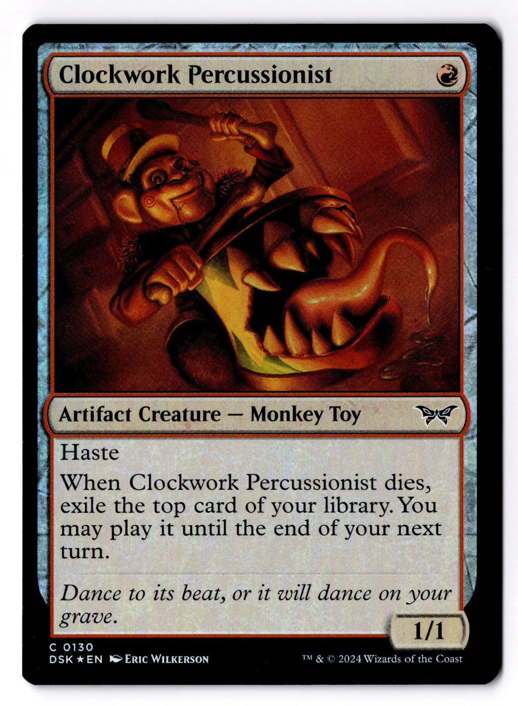 Clockwork Percussionist (0130) 130 Magic: The Gathering Foil LP