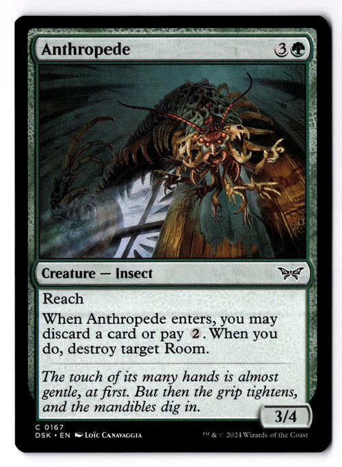 Anthropede 167 Common Duskmourn: House of Horror Magic: The Gathering LP