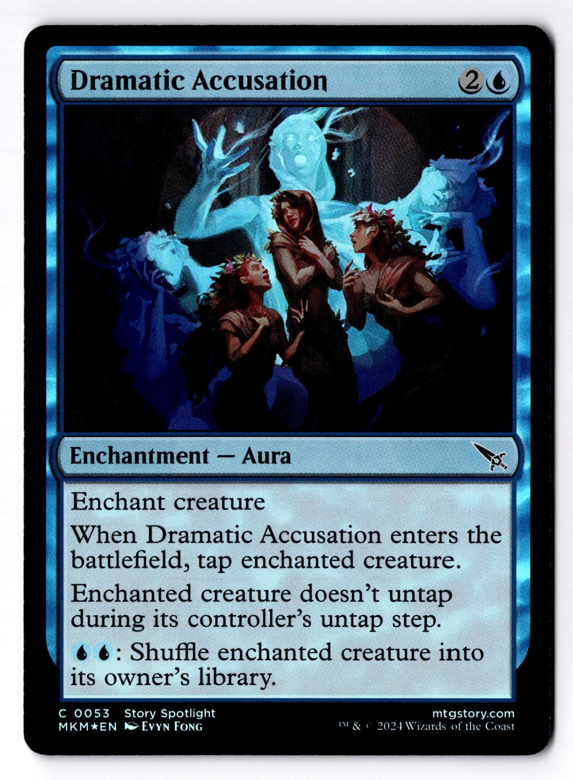 Dramatic Accusation 53 Murders at Karlov Manor Magic: The Gathering Foil LP