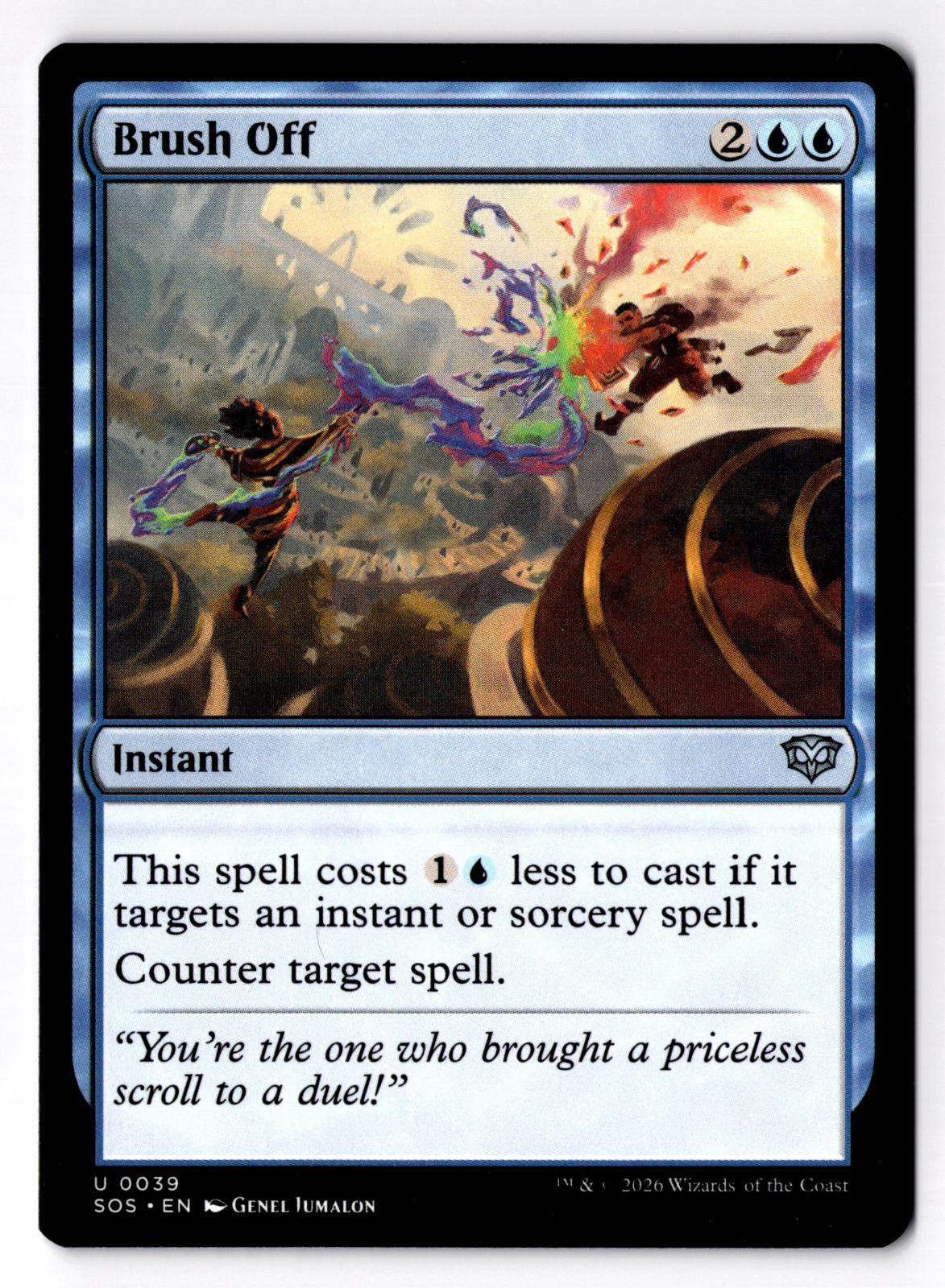 Brush Off 39 Uncommon Secrets of Strixhaven Magic: The Gathering Lightly Played