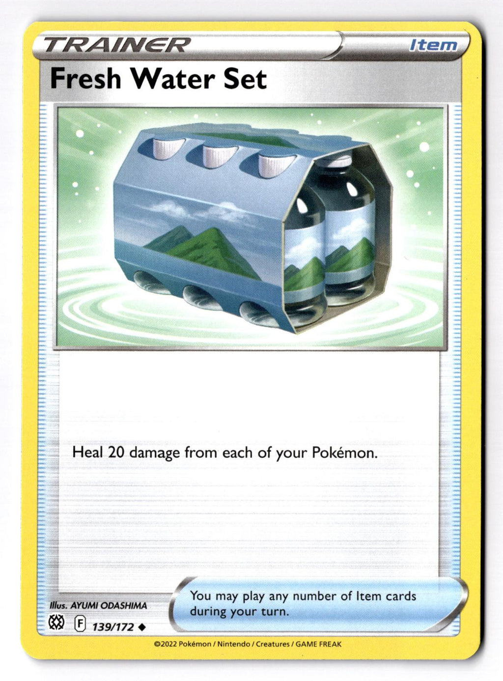 Fresh Water Set 139/172 Uncommon Brilliant Stars Pokemon Near Mint