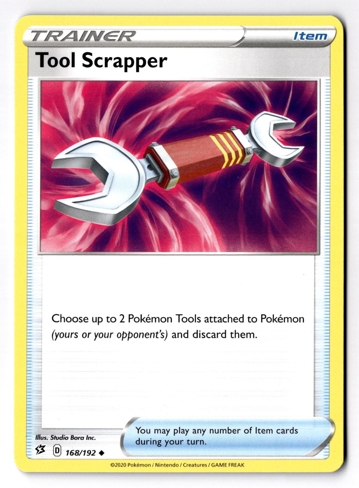 Tool Scrapper 168/192 Uncommon Rebel Clash Pokemon Near Mint