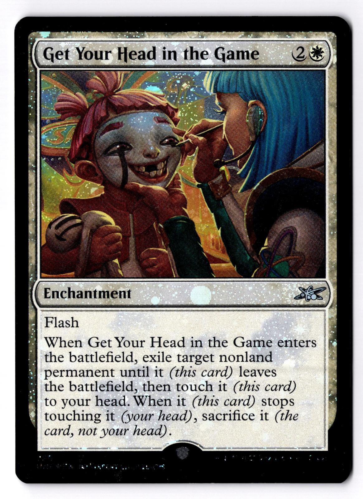 Get Your Head in the Game (Galaxy Foil) 296 Unfinity Magic: The Gathering LP