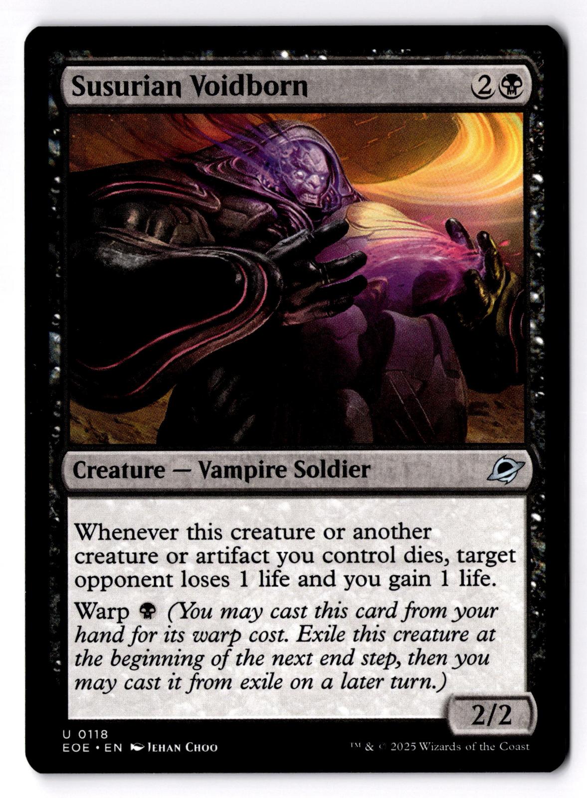 Susurian Voidborn 118 Uncommon Edge of Eternities Magic: The Gathering LP