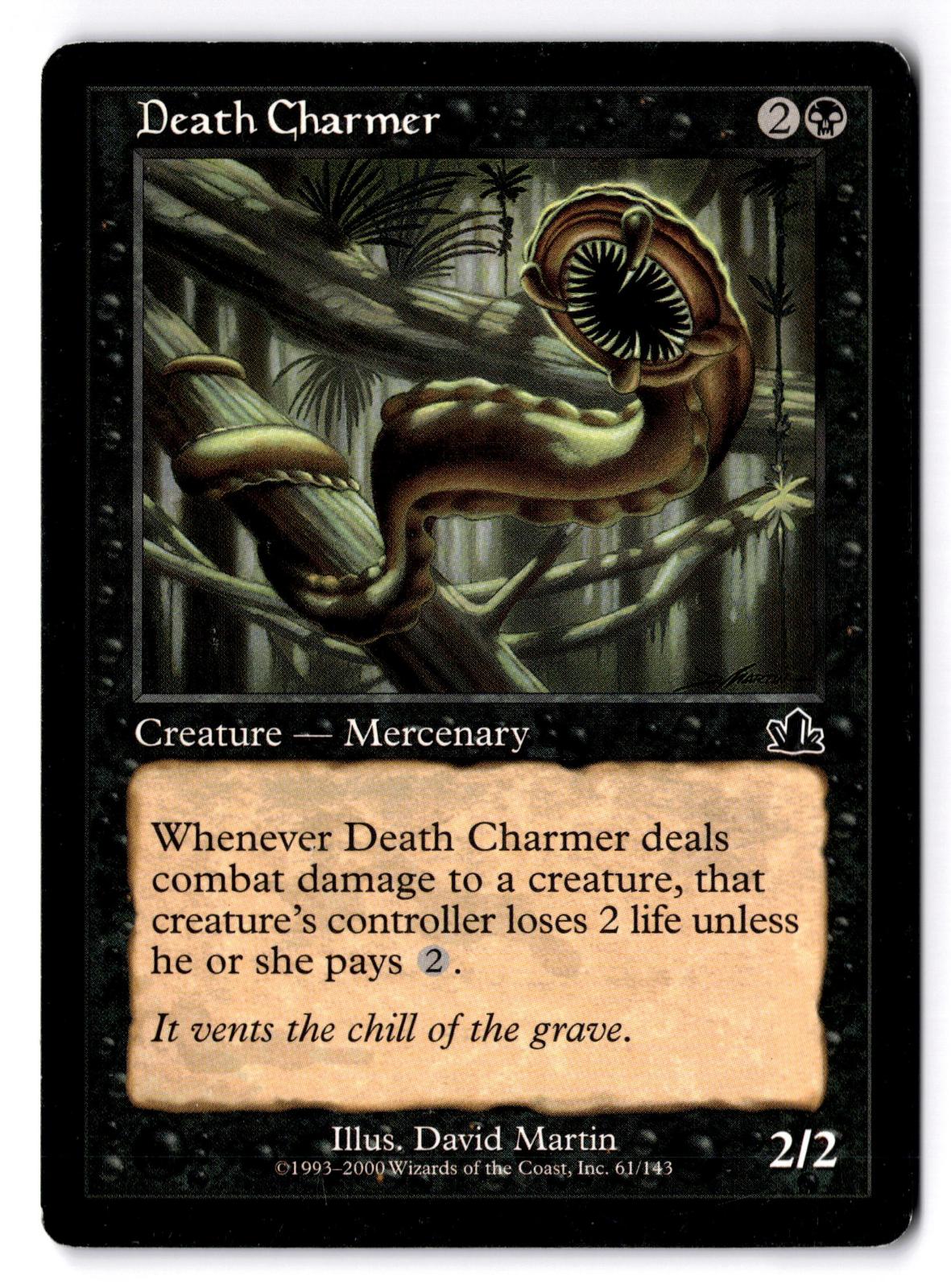 Death Charmer 61 Common Prophecy Magic: The Gathering Moderately Played