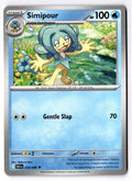 Simipour 018/086 Uncommon Black Bolt Pokemon Near Mint