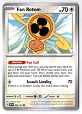 Fan Rotom 085/131 Common Prismatic Evolutions Pokemon Near Mint