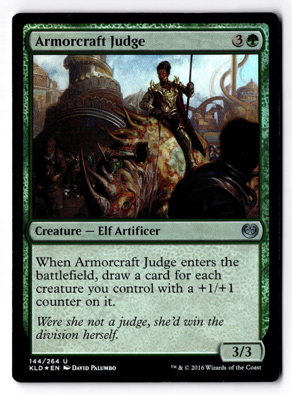 Armorcraft Judge 144 Uncommon Kaladesh Magic: The Gathering Foil Lightly Played