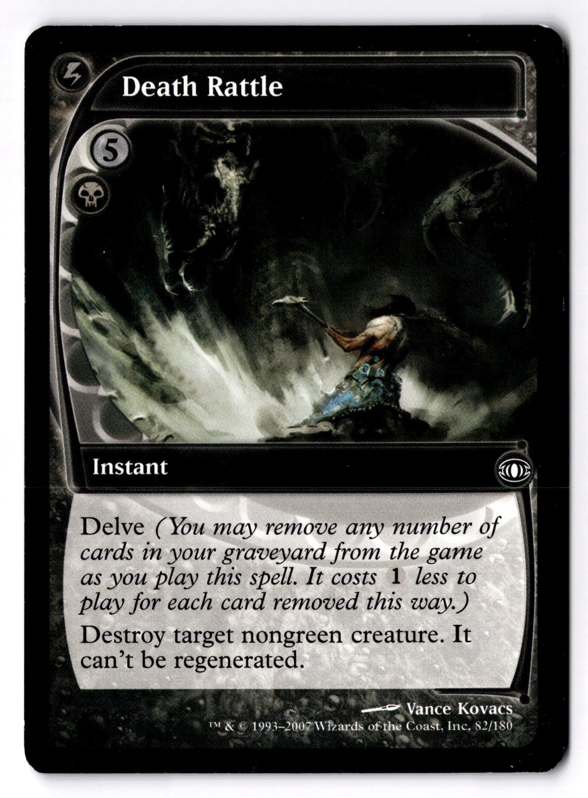 Death Rattle 82 Common Future Sight Magic: The Gathering Moderately Played