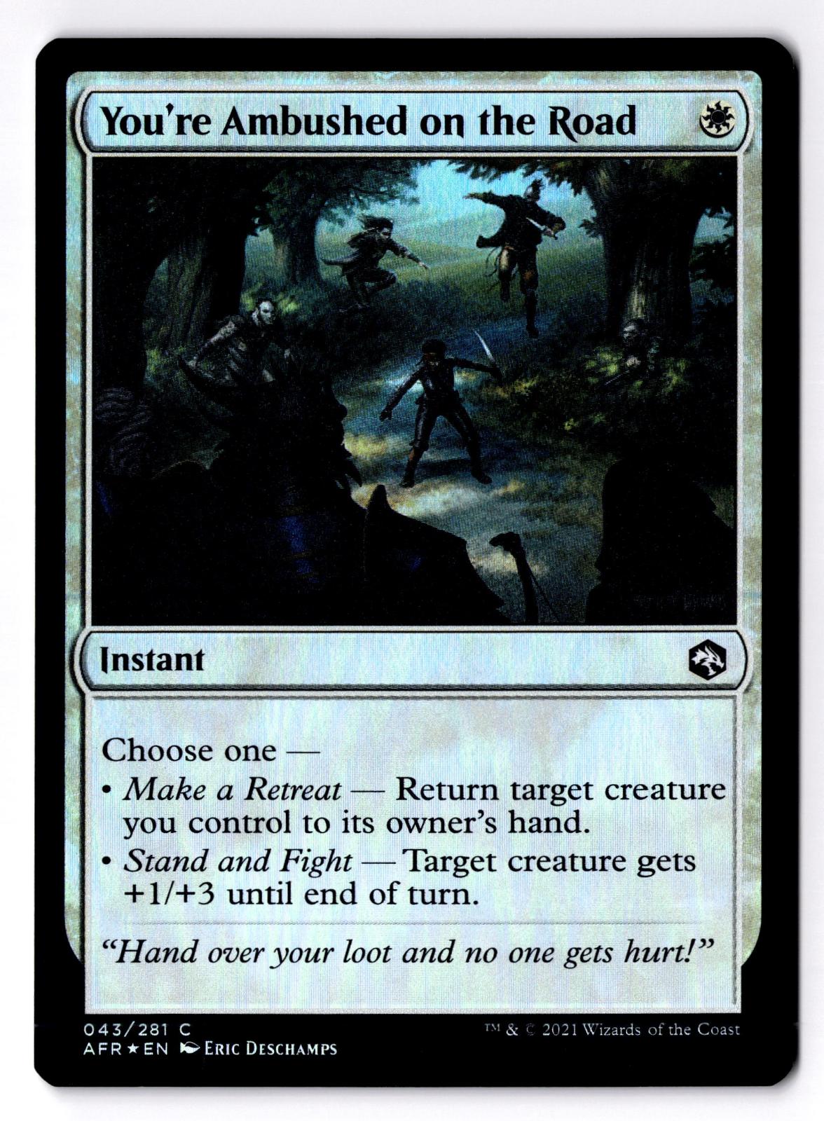 You're Ambushed on the Road 43 Magic: The Gathering Foil LP