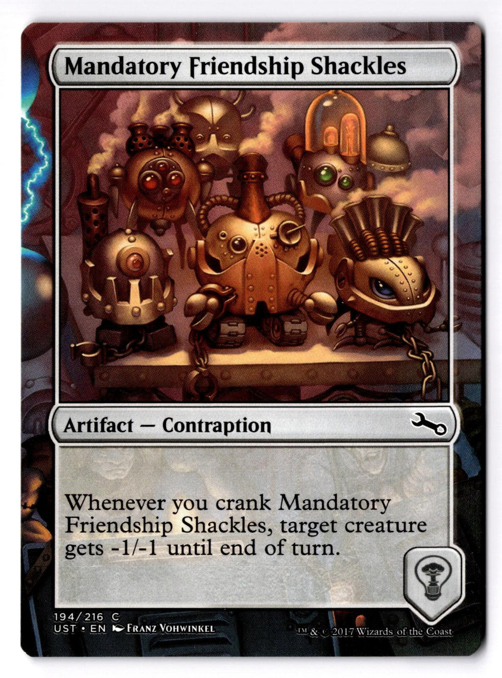 Mandatory Friendship Shackles 194 Common Unstable Magic: The Gathering LP