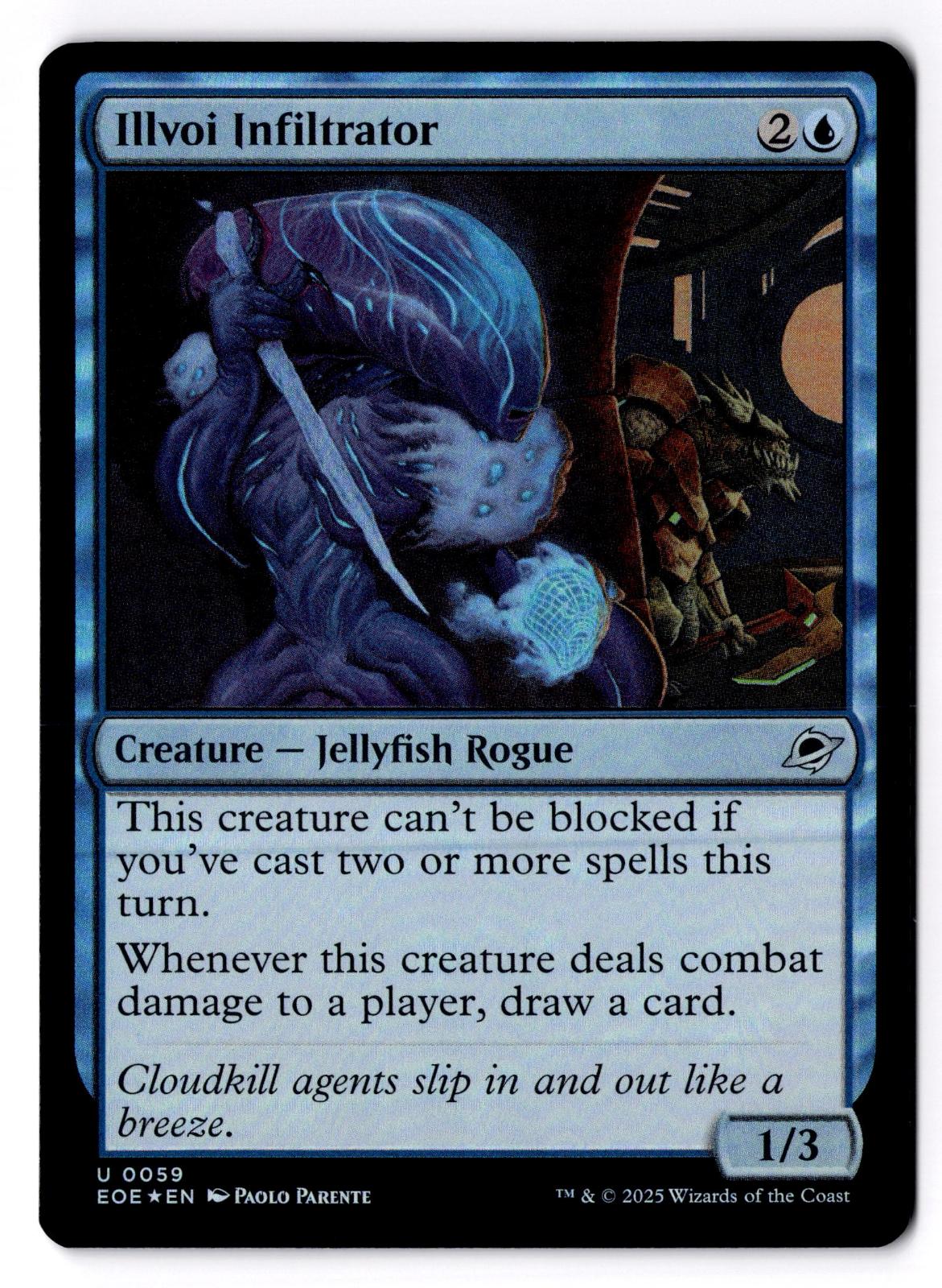 Illvoi Infiltrator 59 Uncommon Edge of Eternities Magic: The Gathering Foil LP