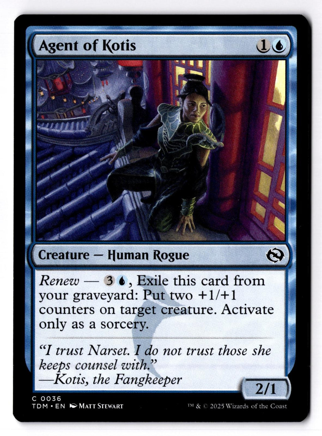 Agent of Kotis 36 Common Tarkir: Dragonstorm Magic: The Gathering Lightly Played