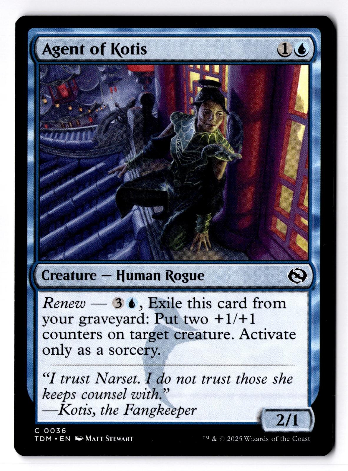 Agent of Kotis 36 Common Tarkir: Dragonstorm Magic: The Gathering Lightly Played