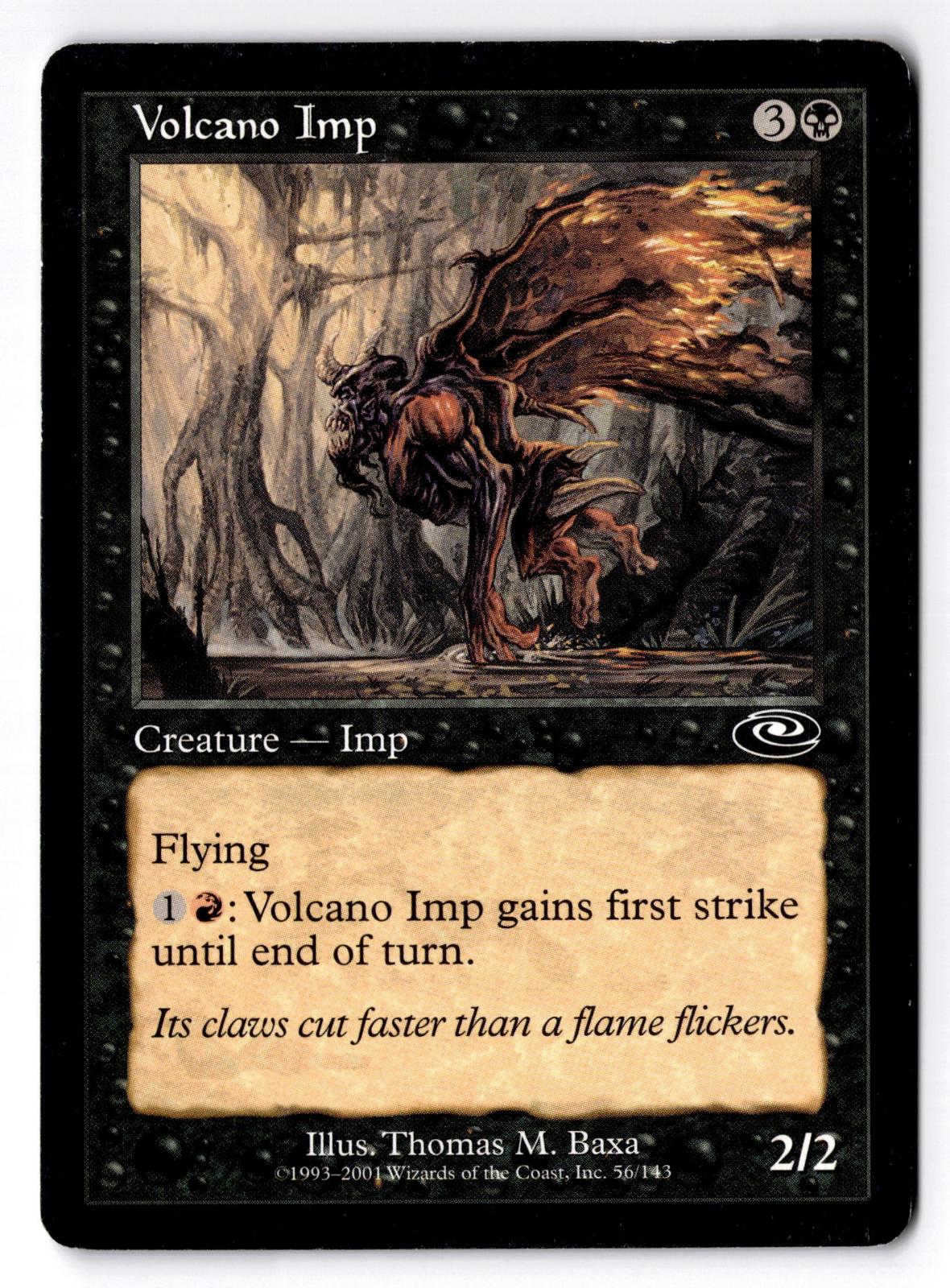 Volcano Imp 56 Common Planeshift Magic: The Gathering Moderately Played