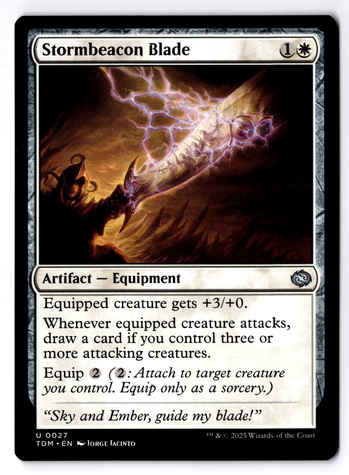 Stormbeacon Blade 27 Uncommon Tarkir: Dragonstorm Magic: The Gathering LP