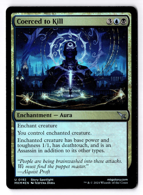 Coerced to Kill 192 Murders at Karlov Manor Magic: The Gathering Foil LP