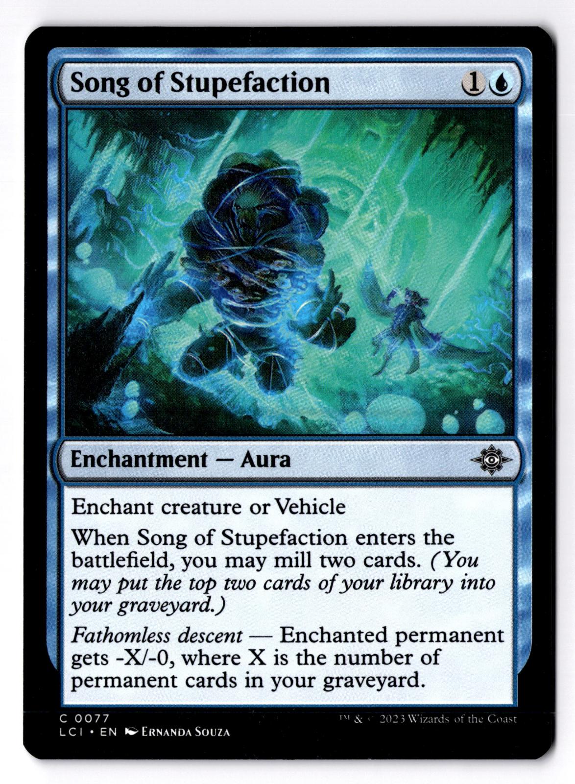 Song of Stupefaction 77 The Lost Caverns of Ixalan Magic: The Gathering LP