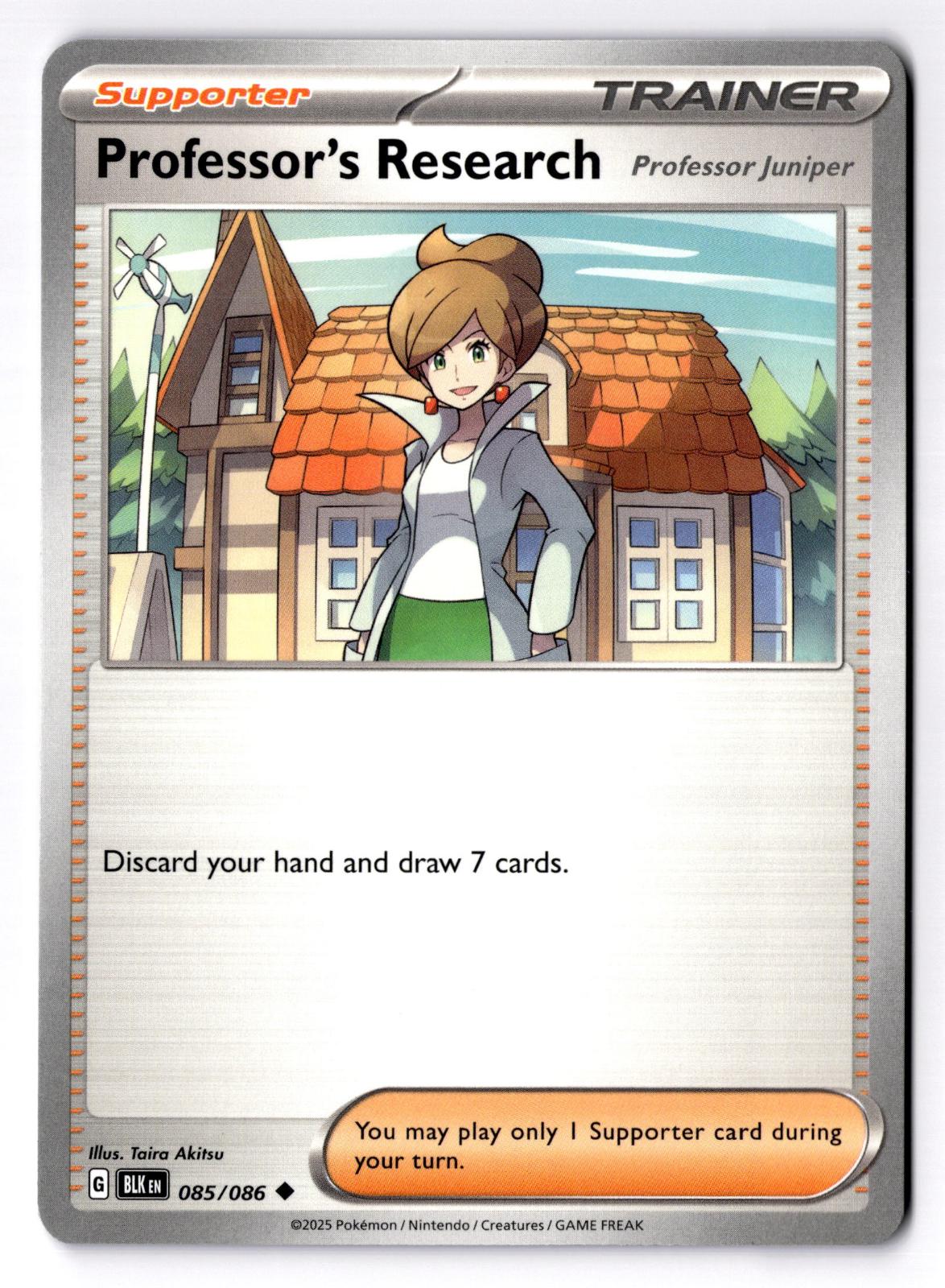 Professor's Research 085/086 Uncommon Black Bolt Pokemon Near Mint