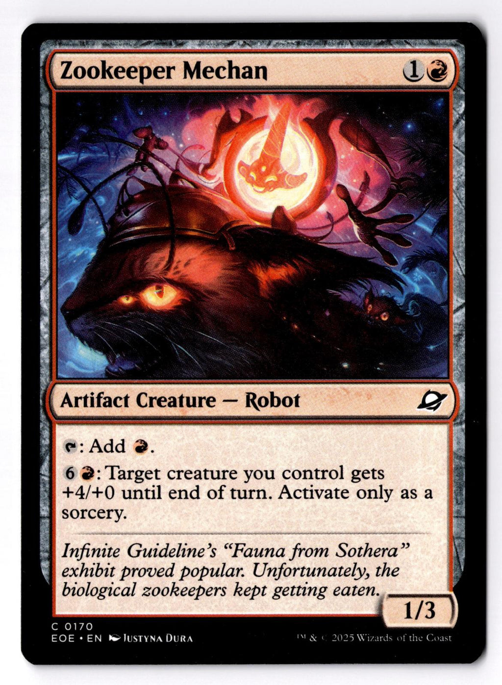 Zookeeper Mechan 170 Common Edge of Eternities Magic: The Gathering LP